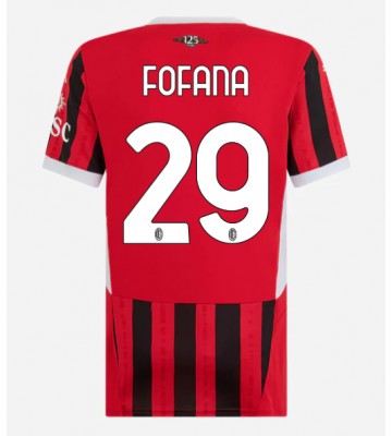 AC Milan Youssouf Fofana #29 Replika Hjemmebanetrøje Dame 2024-25 Kortærmet